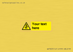 Custom warning RF radiation transmitter